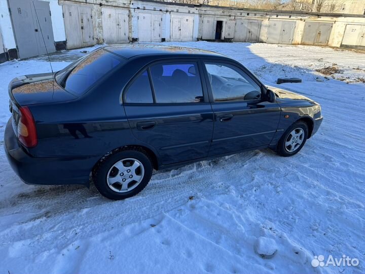 Hyundai Accent 1.5 МТ, 2008, 268 000 км