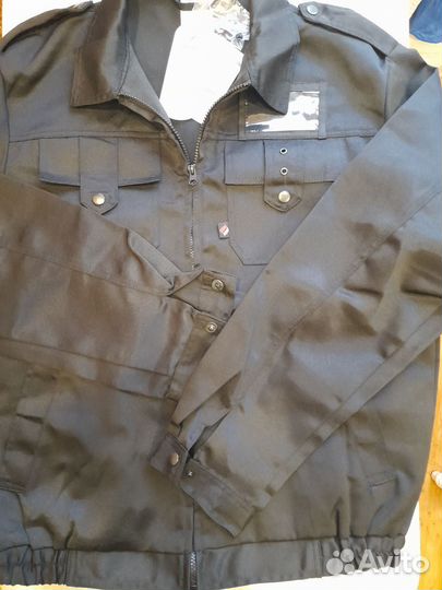 Новая форма охранникана спине надпись 