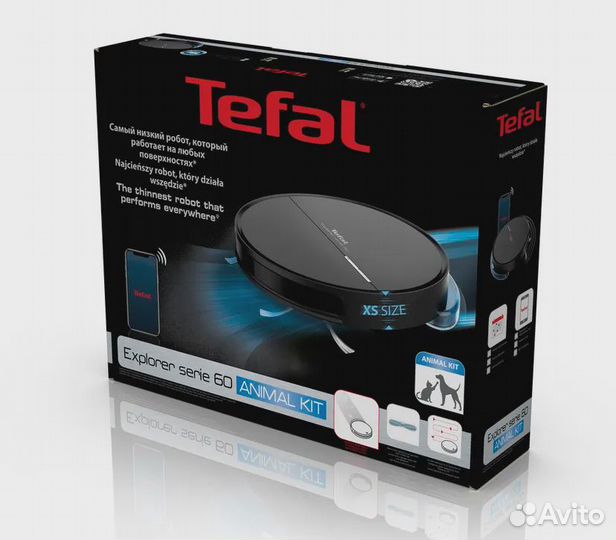 Робот пылесос tefal explorer serie 20