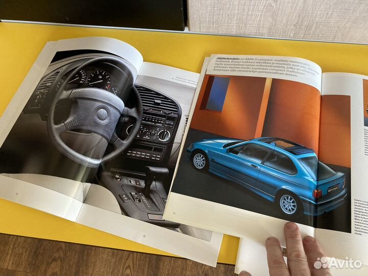 Рекламные каталоги Mercedes BMW Honda 90е года