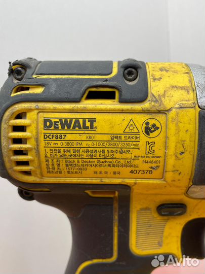 Бесщеточный импульсный шуруповерт dewalt XR DCF887