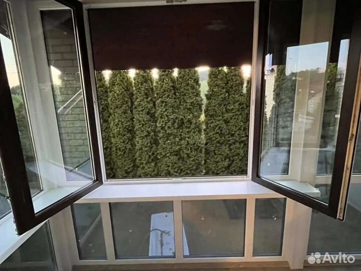 Окна на балкон