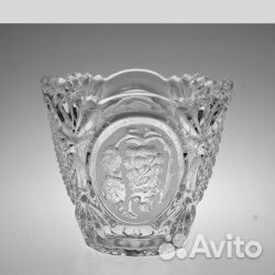 Хрустальный салатник ба-463 h-120 d-135