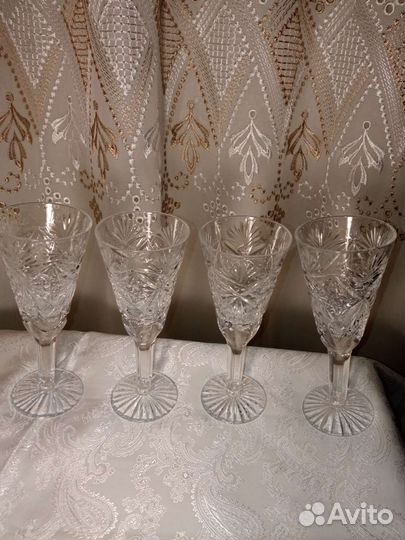 Хрустальные фужеры