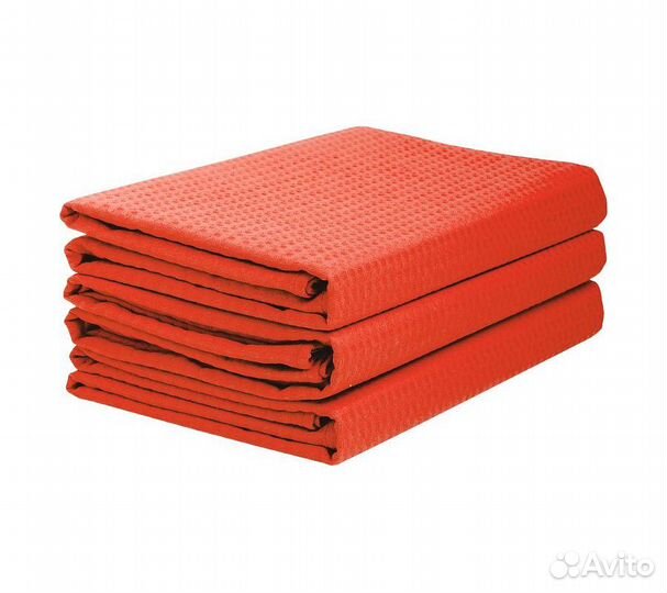 Комплектполотенецвафельныхhomeone80х150(3шт),корал