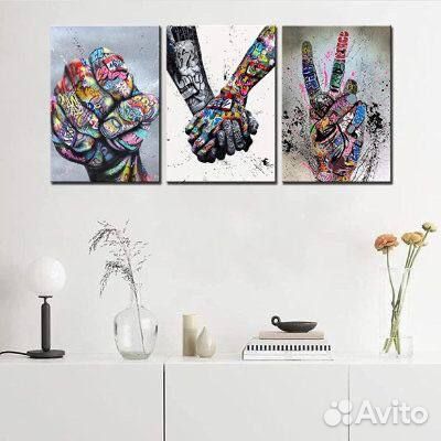 Картины на холсте уличные граффити