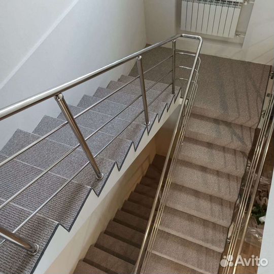 Укладка коврового покрытия, оверлок, перила