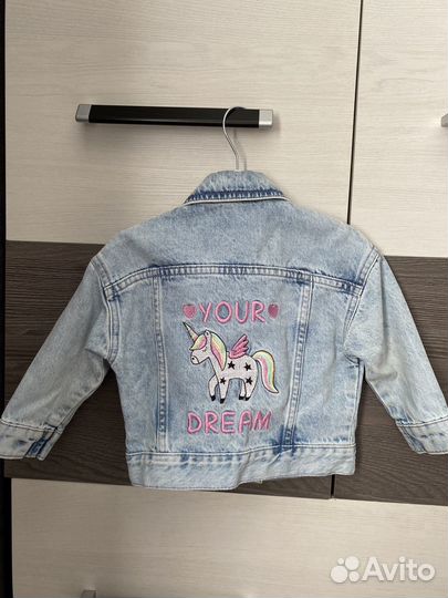 Джинсовка для девочки 80р