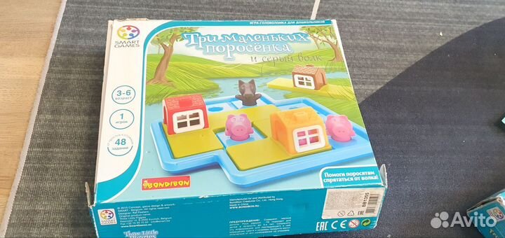 Игра-головоломка bondibon Три маленьких поросёнка