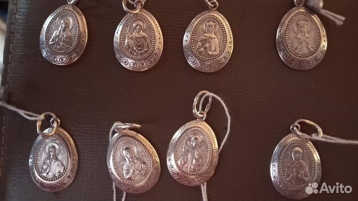 Медальоны серебро