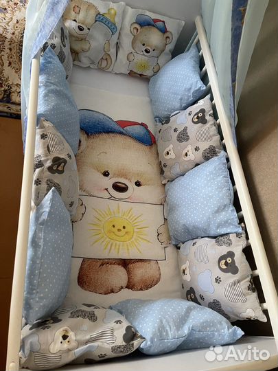 Бортики в детскую кроватку