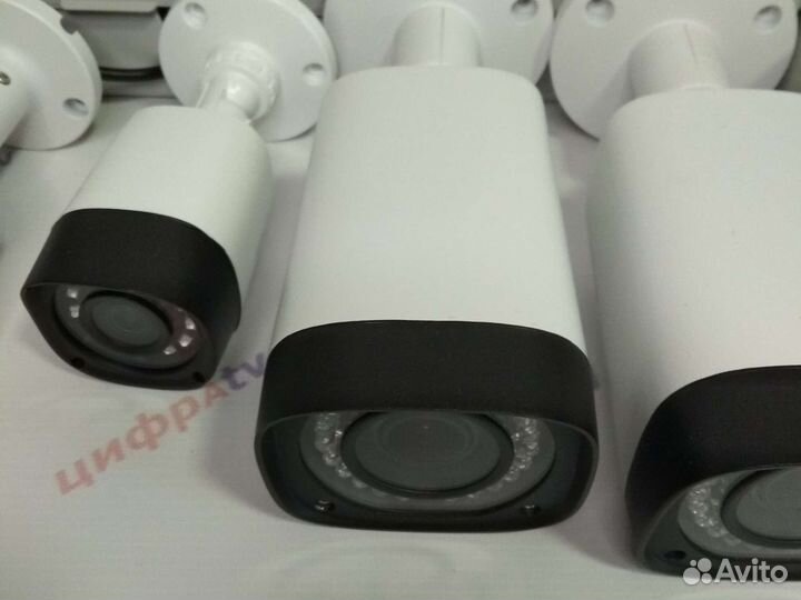 Видеонаблюдение 10 камер с микрофоном 4Мп