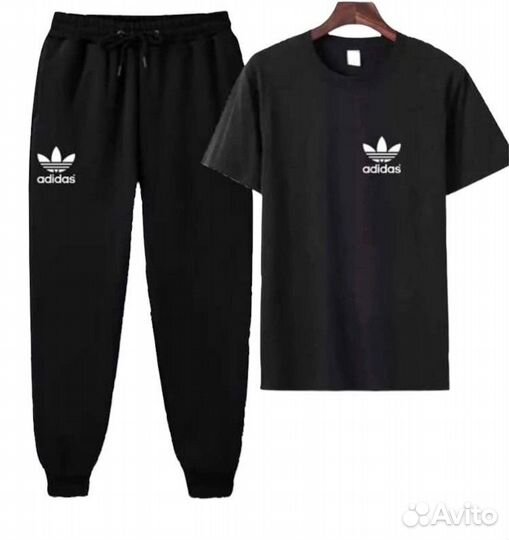 Спортивный костюм adidas штаны и футболка