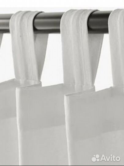 Шторы белые из Икеи