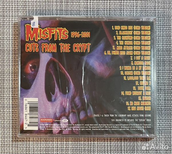 Misfits-Cuts From The Crypt (1996-2001) CD USA