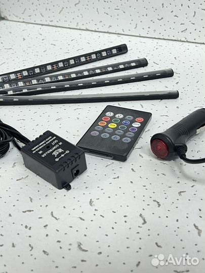 Подсветка ног в авто