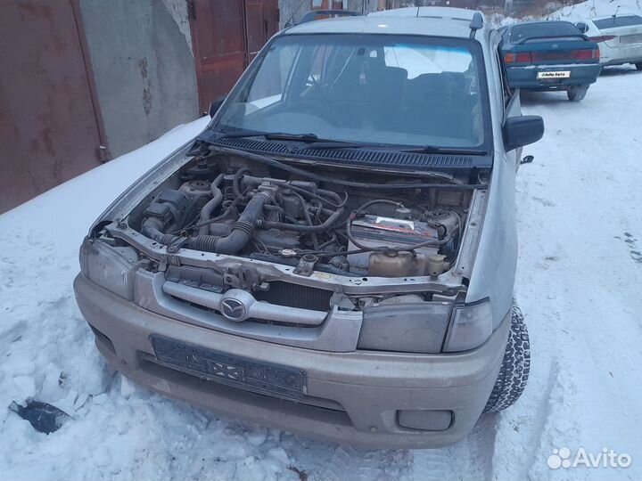 Mazda Demio 1.3 AT, 1997, битый, 100 000 км