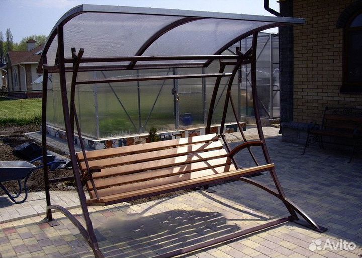 Садовые качели подвесные