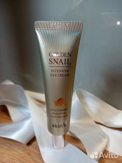 Крем для области вокруг глазс муцином улитки.Корея