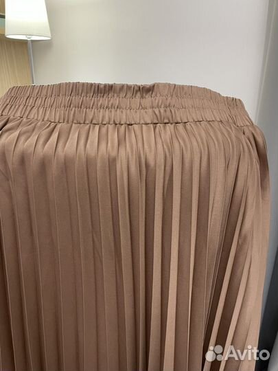 Юбка плиссе миди 60 размер