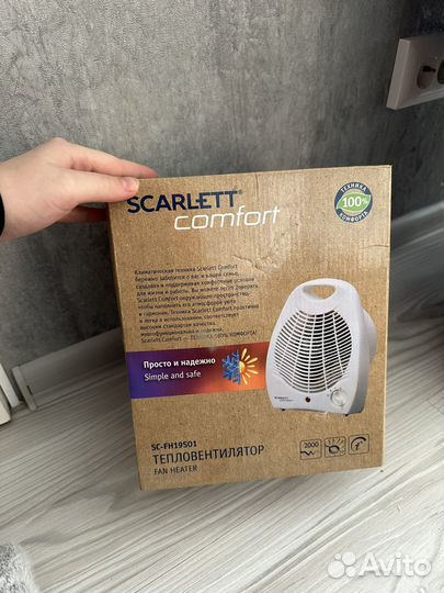 Тепловентилятор scarlett