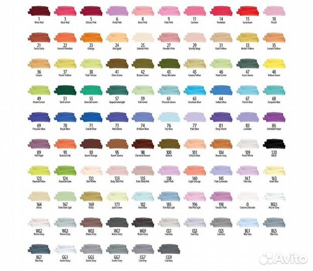 Маркеры для скетчинга двусторонние brauberg