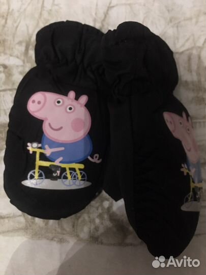 Варежки детские на 2-3 года новые