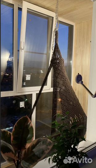 Качели подвесные с подушкой