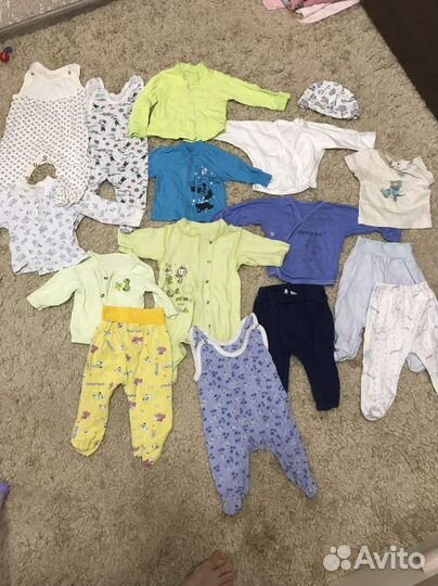 Вещи пакетом на малыша