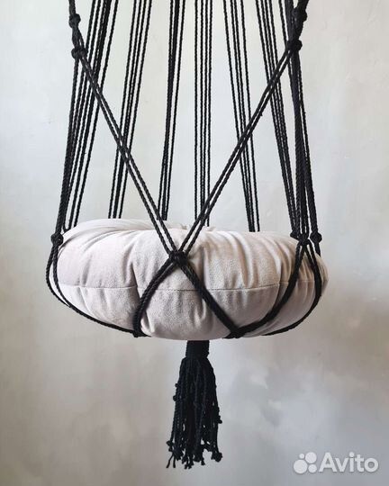 Гамак / подвесная лежанка для кошки макраме