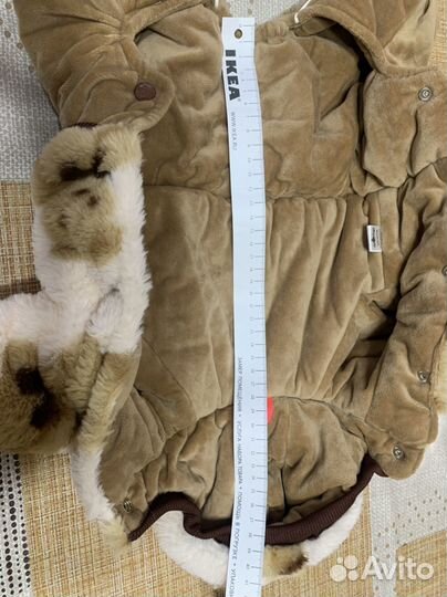 Зимний комбинезон для маленькой собаки