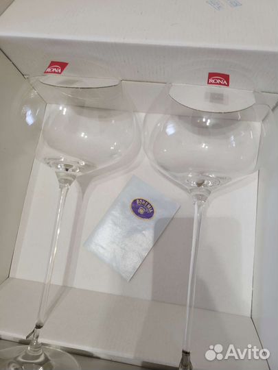 Фужеры богемское стекло