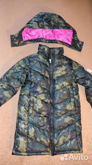 Зимнее пальто для девочки (Acoola), р.104-110