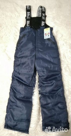 Зимние брюки для мальчика рост 110,116