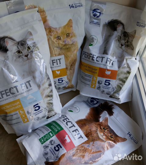 Сухой корм для кошек Perfect Fit 650 г