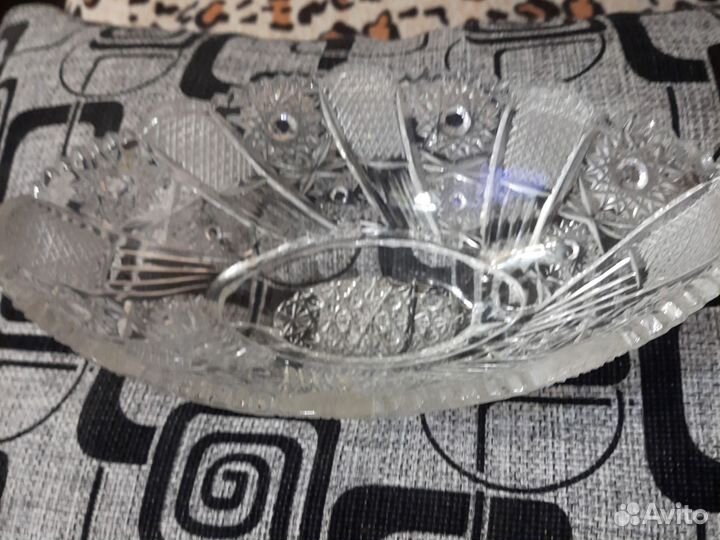 Ваза хрустальня