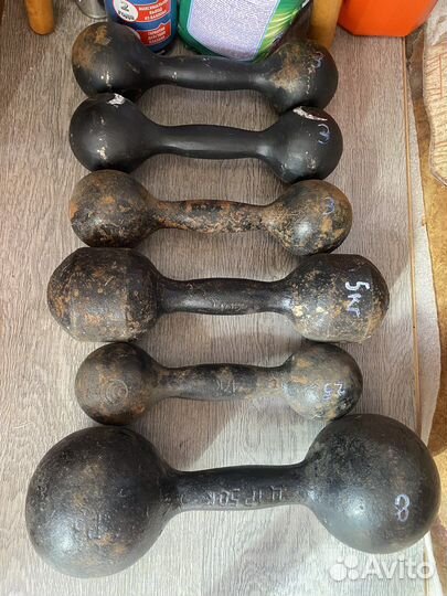 Гантели бу