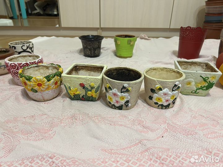 Горшок керамический для цветов комнатных растений