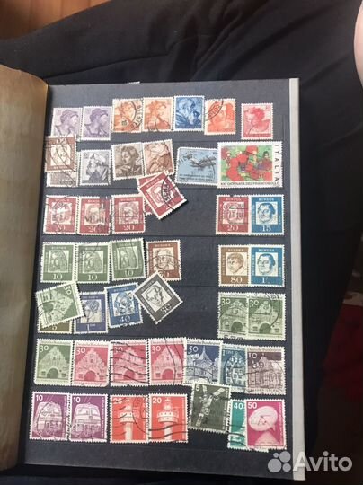 Почтовые марки Италии, Германии