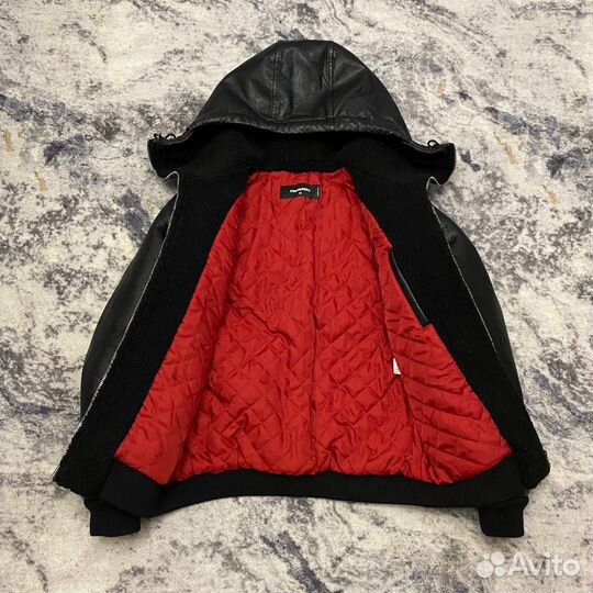 Кожаная куртка dsquared2