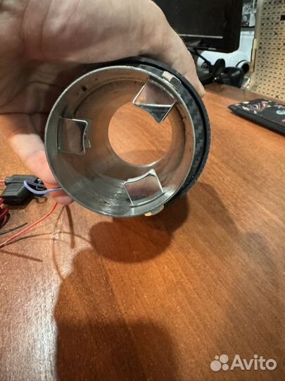 Насадка с подсветкой на глушитель автомобиля