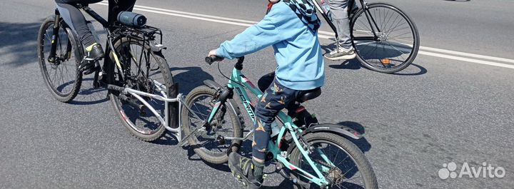 Сцепка для велосипеда