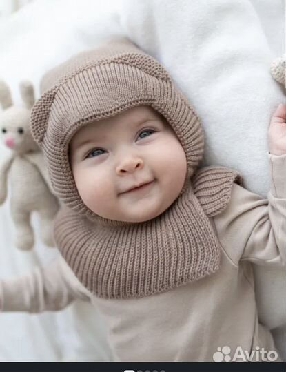 Шапка зимняя для девочки 40-42 Журавлик