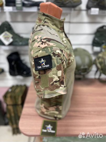 Тактическая боевая рубашка-футболка с кор. рукавом