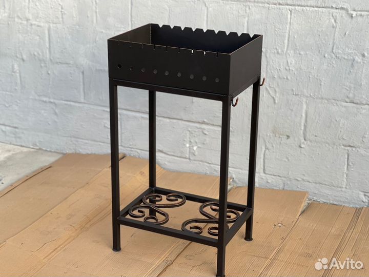 Мангал Арт. № 0018/2 с дровницей съемной