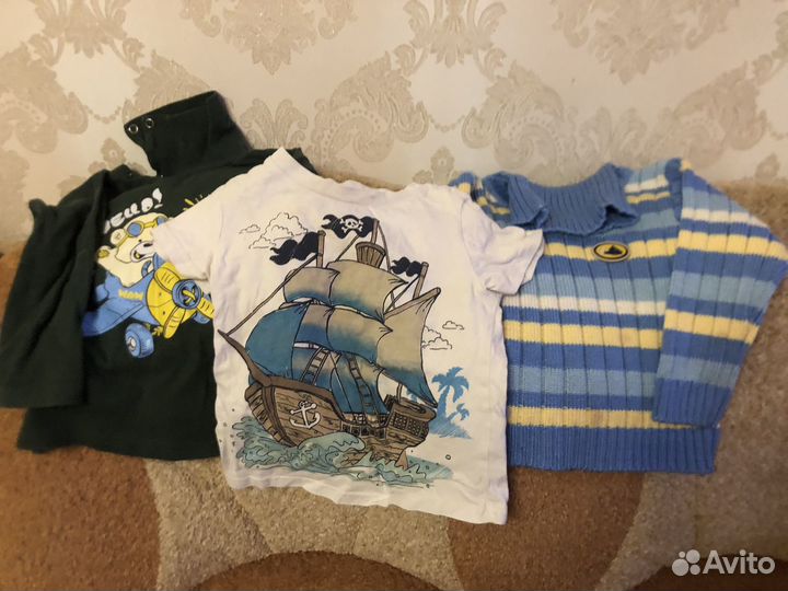 Детские вещи пакетом на мальчика 2-3года