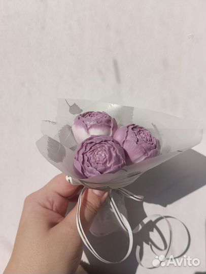 Мини букет из мыла ручной работы
