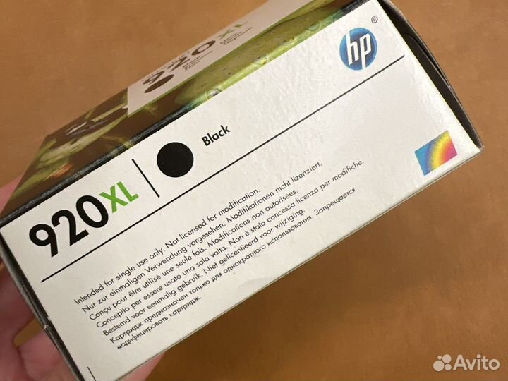 Оригинальный Картридж Hp 920XL, Черный