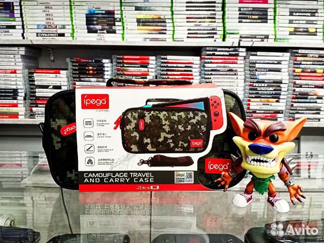 Эксклюзивная сумка Nintendo Switch Travel Камуфляж