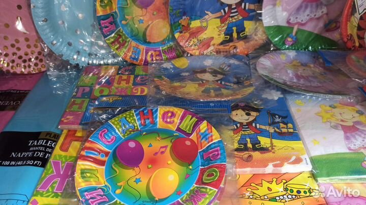 Детская посуда на День рождения